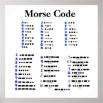 International Morse code para enigmas escape room Halloween