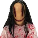 mujer creepypasta terrorífica para la noche de brujas