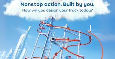 Sky Trails de playmobil en el cielo